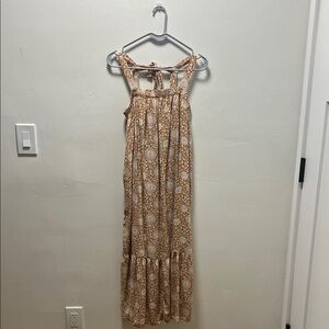 Old Navy Yellow Floral Maxi Dress Size S